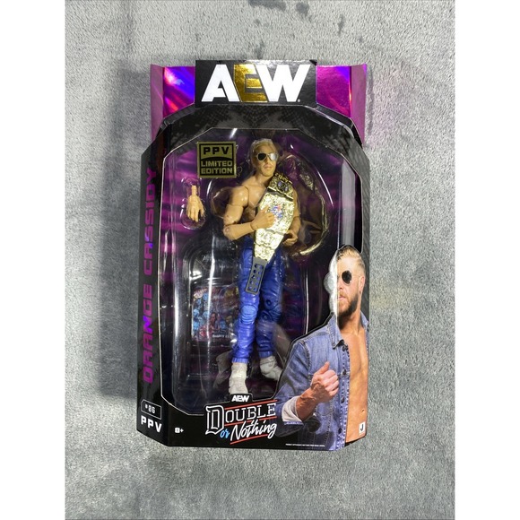 AEW Orange Cassidy Figurine 06 Champion Unrivaled PPV Limited Edition Target NEW - Picture 2 of 10